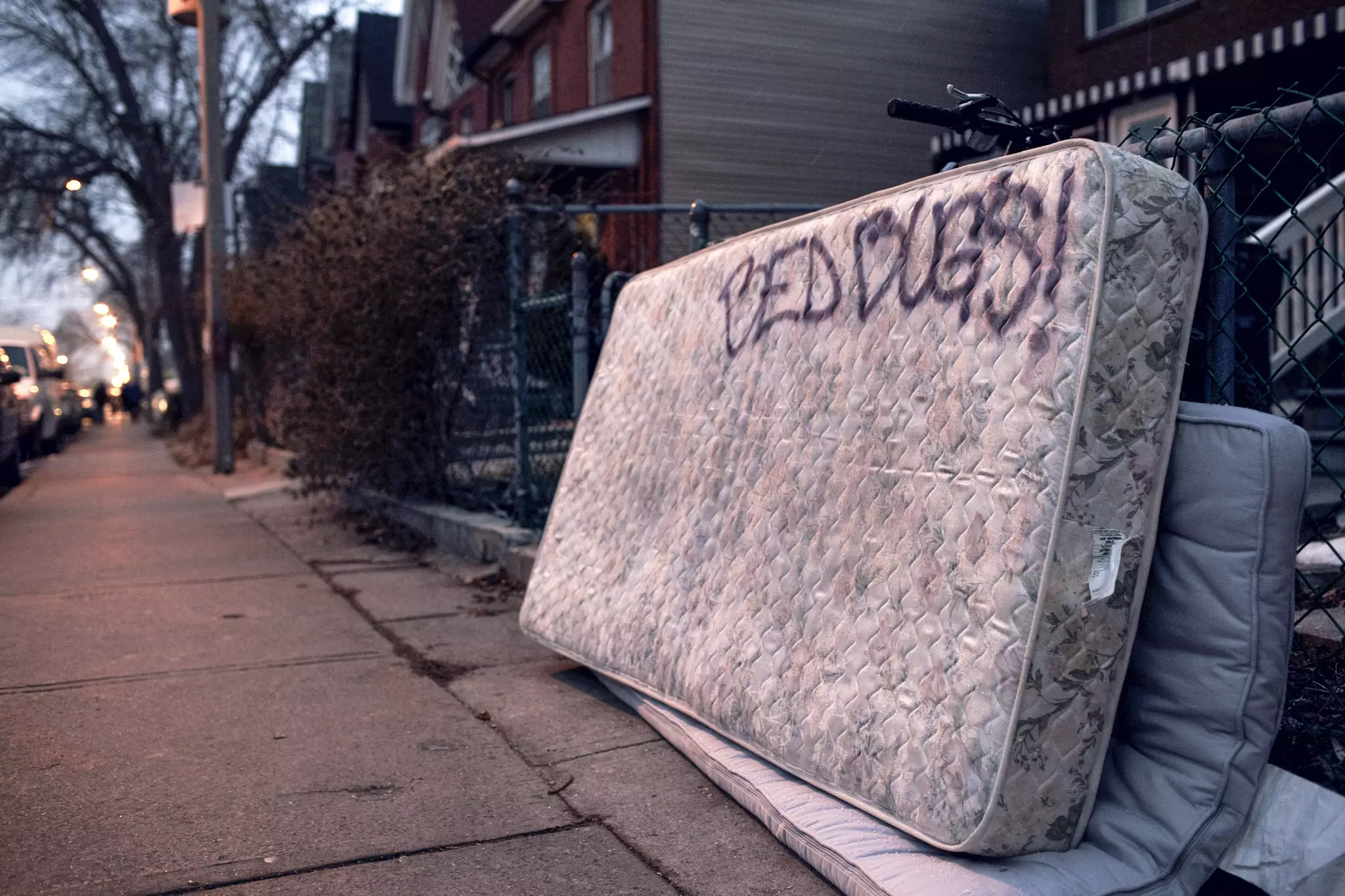 a used mattress as reason of bedbugs spread